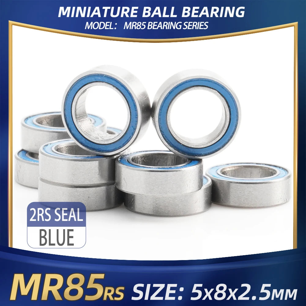 FUSHI MR85 ZZ Bearing 5x8x2.5 mm 10Pcs MR85ZZ RS 2RS MR85Open Handpiece Bearings For Video Card High Speed For Motor