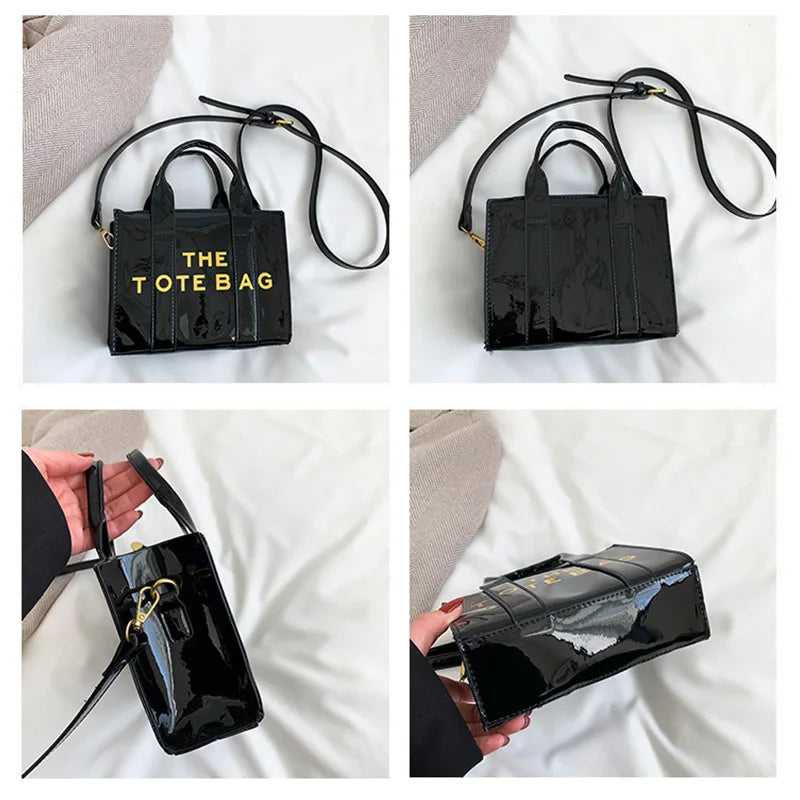 Fashion Brand Shoulder Bags 2026 New Bright leather Women Handbag Leisure travel Lady Mini Crossbody Bag Purse Designer Tote bag