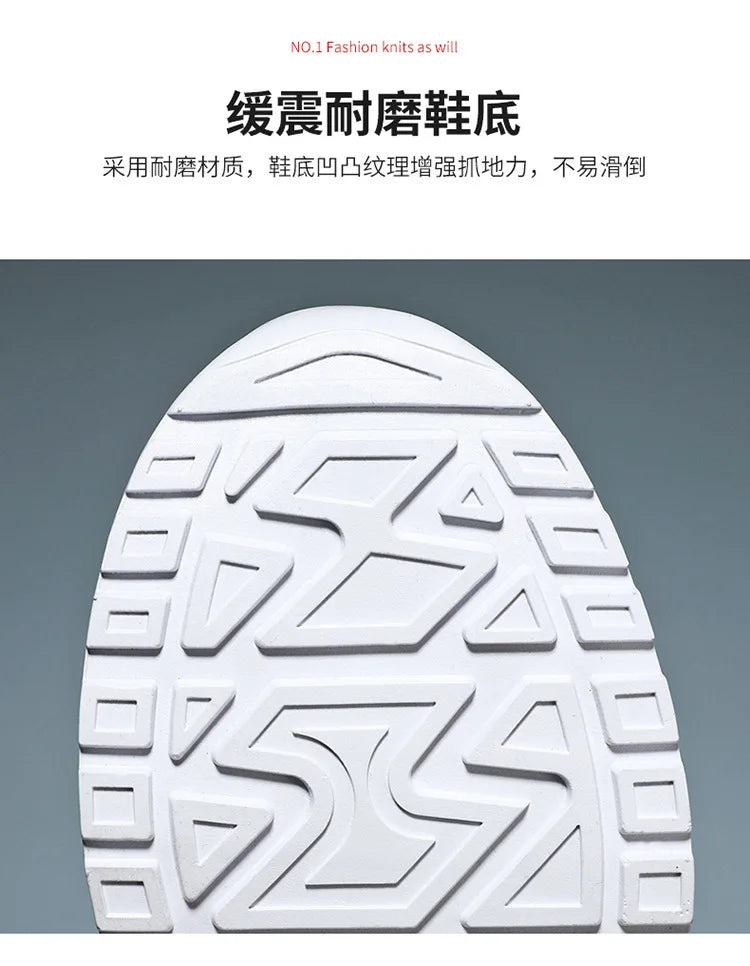 Casual Sneakers 2025 Men's Shoes New Trend Mountaineering Sports Mesh Breathable Fashion Versatile Casual Shoes Retro Dad Shoes
