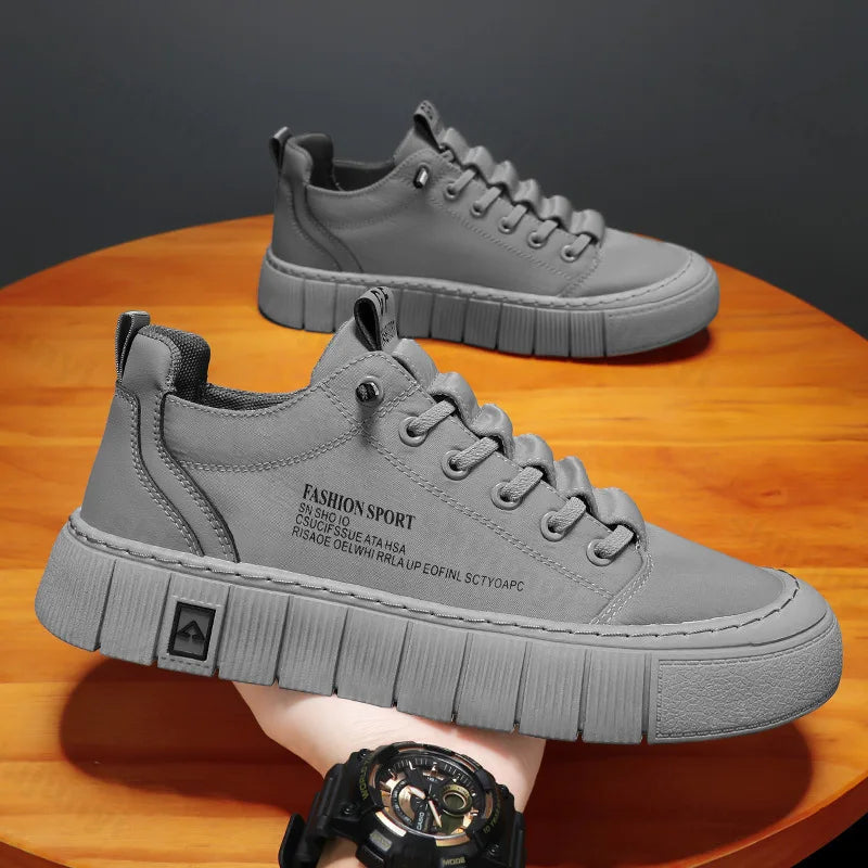 Mens Casual Sneakers 2025 Autumn Designer Sport Shoes Fashion Height Increased Platform Non Slip Outdoor Sneakers Zapatillas