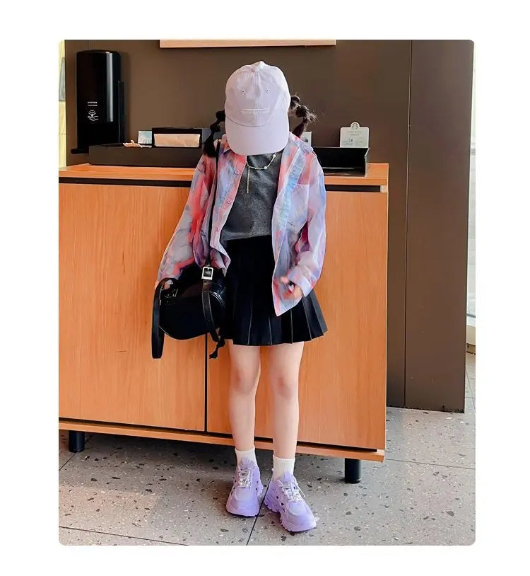 Children Mesh Casual Shoes Girls Summer White Chunky Dad Sneakers Kids Toddler Lightweight Non Slip Summer Comfort Shoes