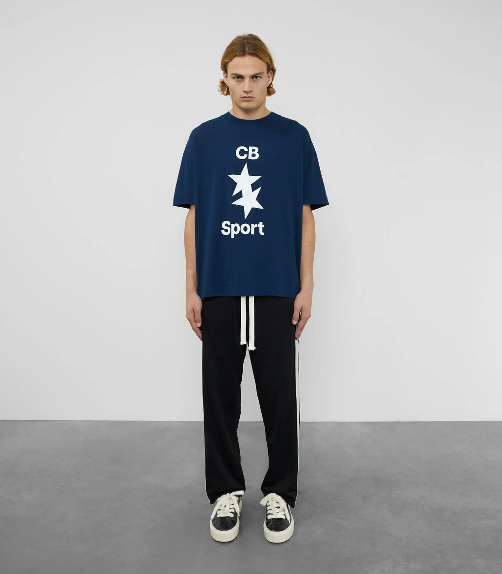 Classic Outdoor Leisure Cole Buxton Spring/Summer Men/Women Top Letter Logo Printed Short sleeved T-shirt Black White  Tees GYM