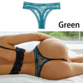 Sexy Lace Women's Thong FINETOO Perspective Thongs Women Panties Low Waist T-Back Female Underpants Soft Breathable Lingerie
