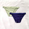 2Pcs/Pack Soft Cotton Briefs for Women Free Shipping Simple Low Waist Bikini Panties Comfortable Sports Underwear