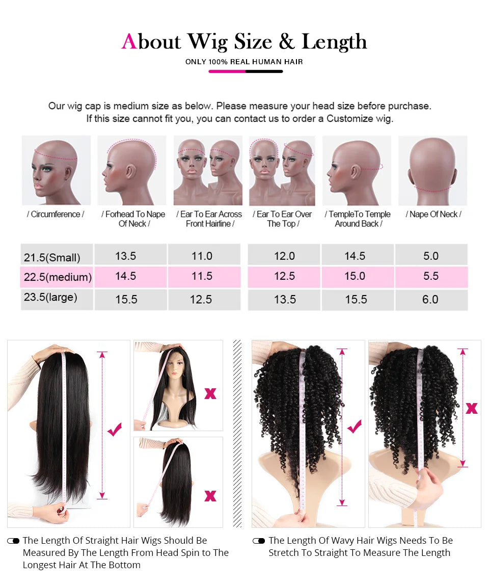 250% Density Highlight 13x6 Lace Frontal Burmese Bouncy Curly Human Hair Wigs Lace Closure Colored Pixie Curly Wigs for Women
