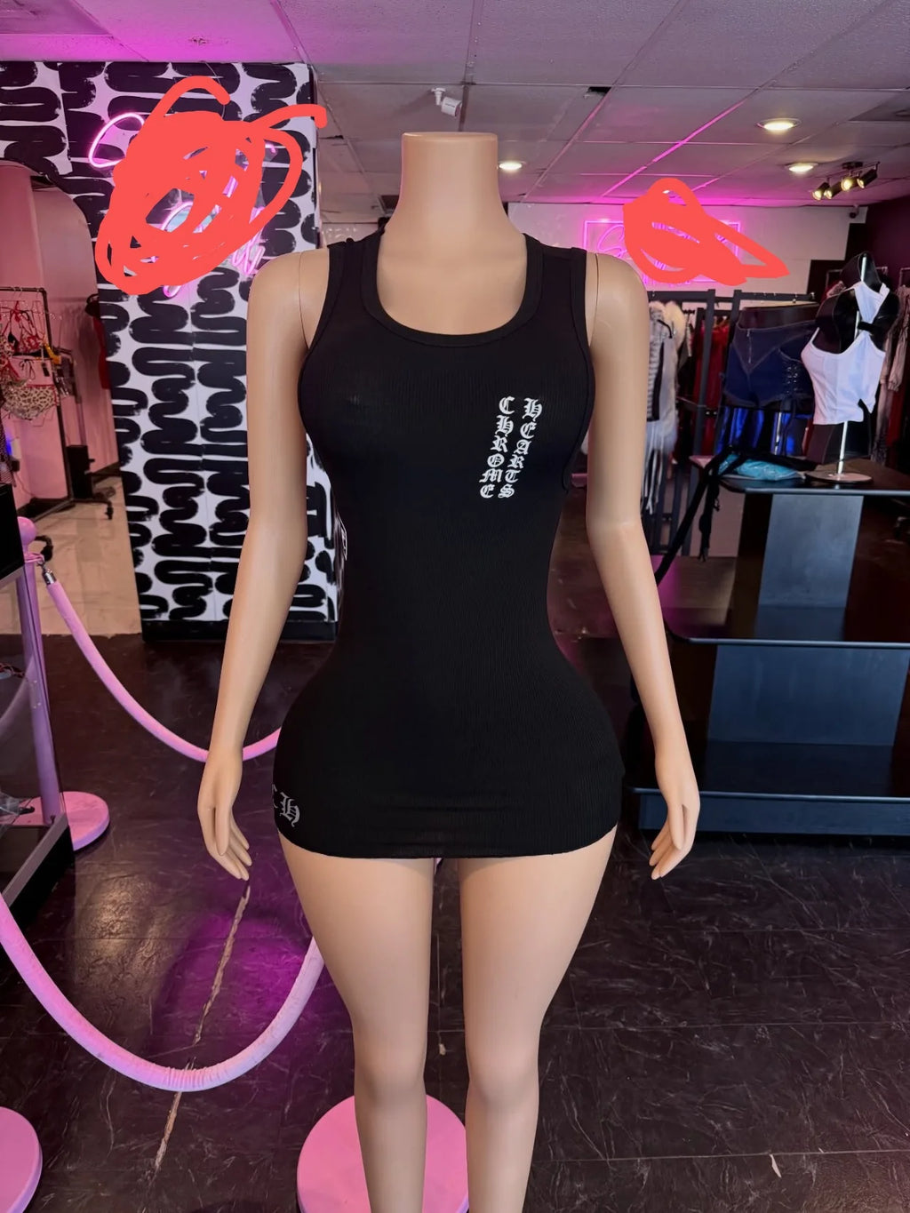 Gothic Women's Letter Print Tank Mini Dress 2026 Summer Y2K Sleeveless Bodycon Streetwear Sexy Skinny Night Club Party Outfit