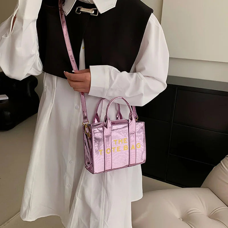Fashion Brand Shoulder Bags 2026 New Bright leather Women Handbag Leisure travel Lady Mini Crossbody Bag Purse Designer Tote bag