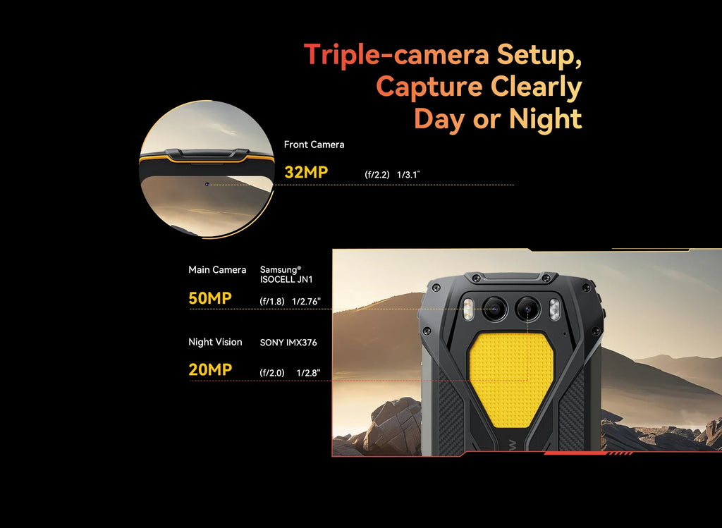 Blackview BV7300 Rugged Phone 18GB(6+12) 256GB Dual Camping Lights Call Phone Helio G81 Octa Core 15000mAh Smartphone Android 14