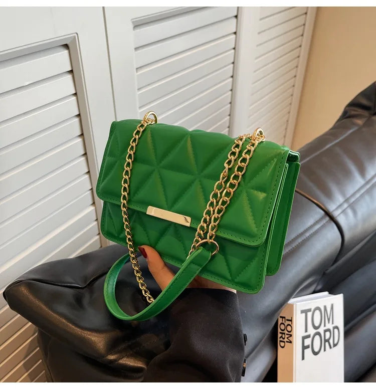 Fashionable Retro Women's Crossbody Bags, Simple and Versatile Casual Shoulder Bag, Suitable for Commuting and Banquets