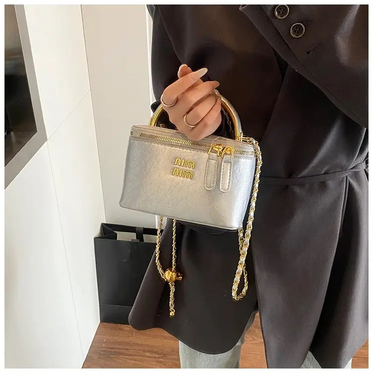 Solid Color Satchel Diaper Bag Women Simple Fashion Handbag Leather Shoulder Crossbody Purse Tote Messenger Shopper Designer