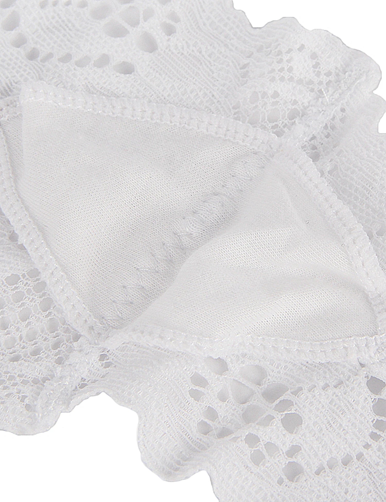 Comeondear Sexy Briefs Panties Women Floral Lace White High Waist Stretch Short Sexy Underwear Comfortable 6XL Plus Size Panties