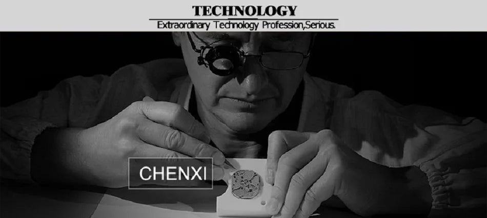 CHENXI Top Luxury Brand Men's Quartz Watch Series Waterproof Stainless Steel Elegant Wristwatch Classic Design for Gentlemen
