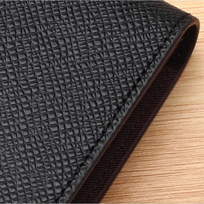 New PU Leather Men Wallet Credit Cards Bank Card Change Holder Fashion Casual Business Mini Multifunctional Buckle Purse Pocket