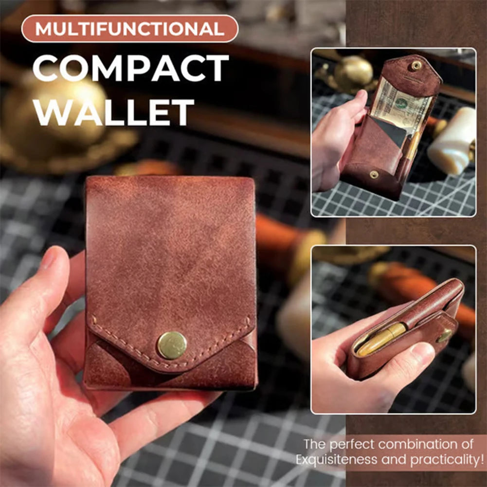 Money Wallet Bi-Fold Portable Wallet with Money Pocket Slim Minimalist Wallet Slim Card Holder for Graduation Gift and Daily Use