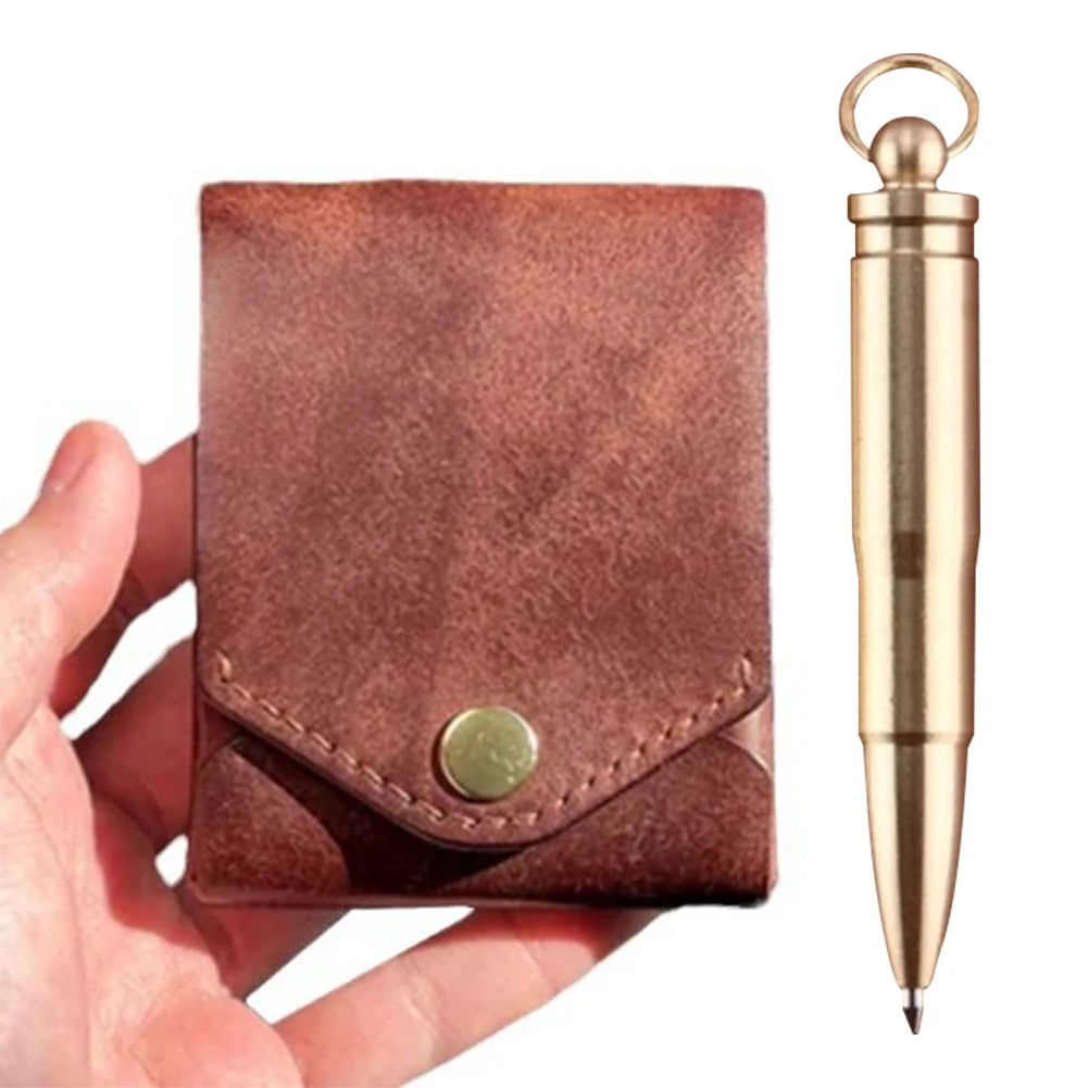 Money Wallet Bi-Fold Portable Wallet with Money Pocket Slim Minimalist Wallet Slim Card Holder for Graduation Gift and Daily Use