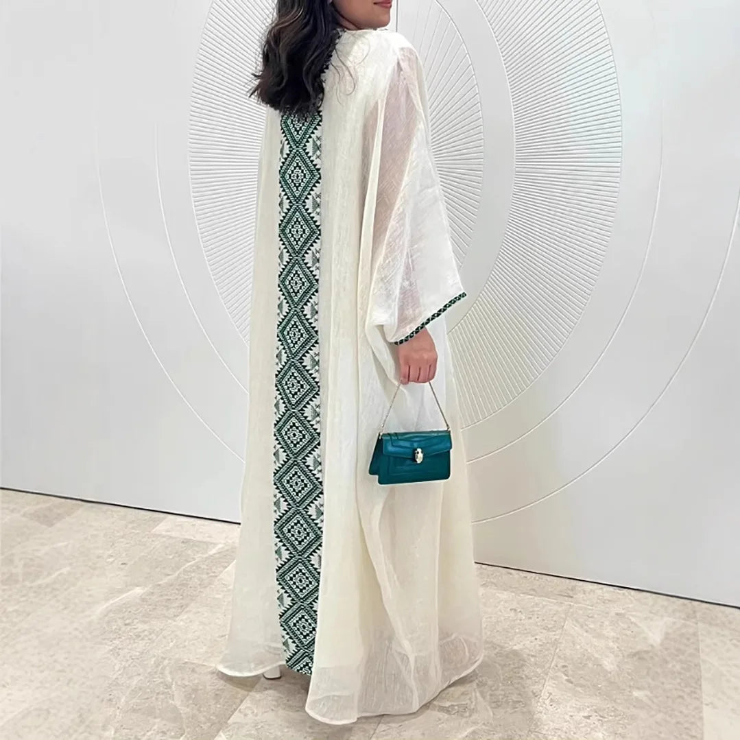 Muslim Dress 2 Piece Sets Women Modest Open Abaya Suit Dresses Cardigan Robe Morocco Dubai Kaftan Vestidos Jalabiya Outfits 2025