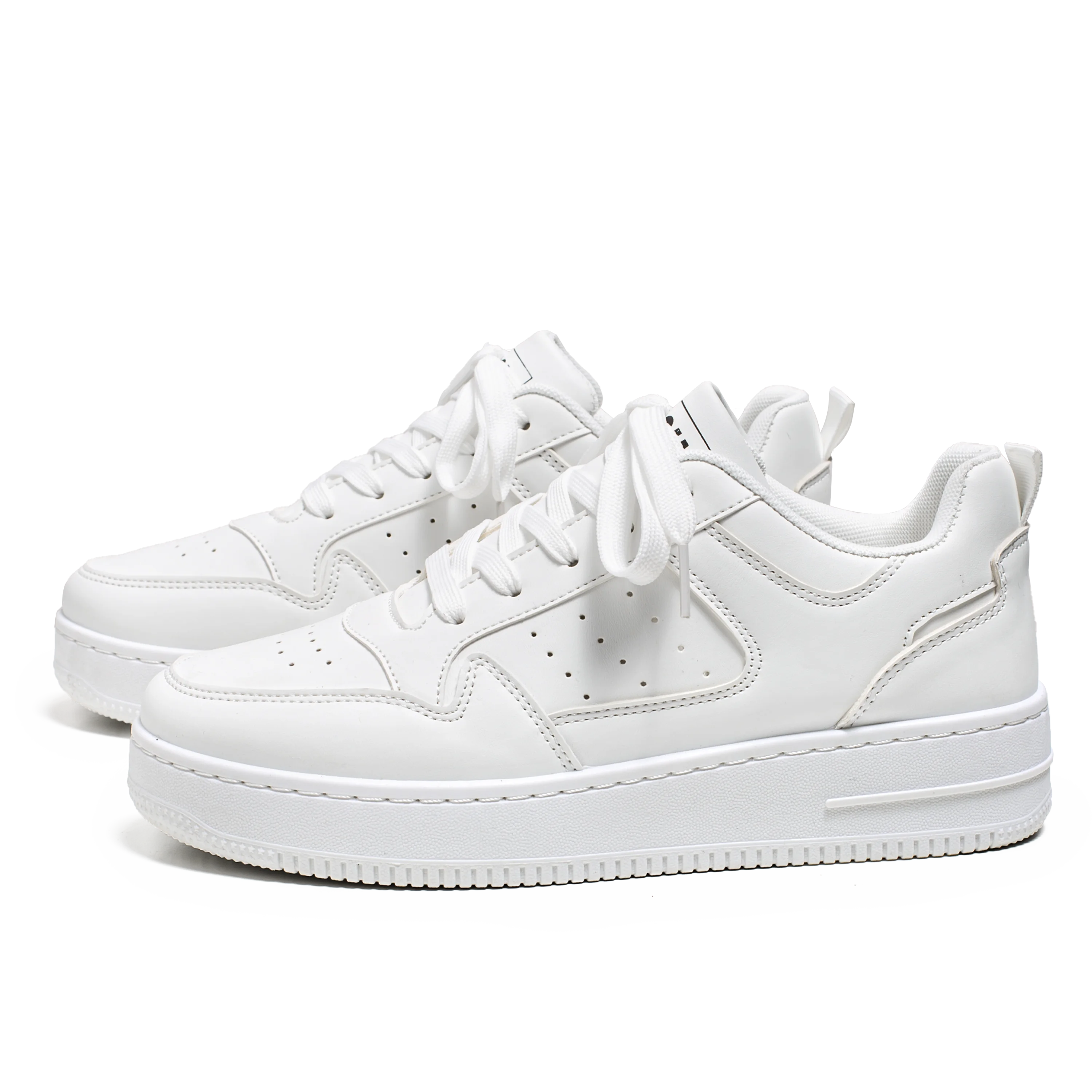 Men's New Breathable Sneakers, Versatile Thick-Soled White Sneakers, Sports Casual Sneakers, Running Shoes