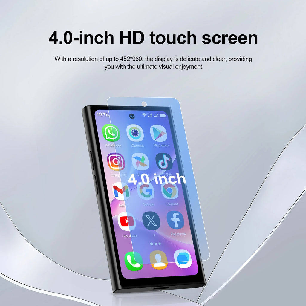 SERVO S27 Mini Smart Phone Android 10.0 WCDMA 3G Cellular Dual SIM 4.0" Display GPS 2000mAh 2+16GB Pocket Smartphones Play Store