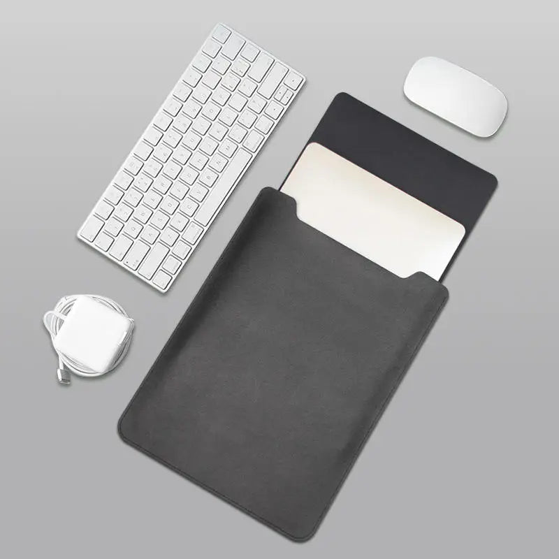Business Travel Briefcase 11-16 Inch Laptop Sleeve Case PU Cover Notebook Protective Pouch Laptop Case Cover Non-Magnetic