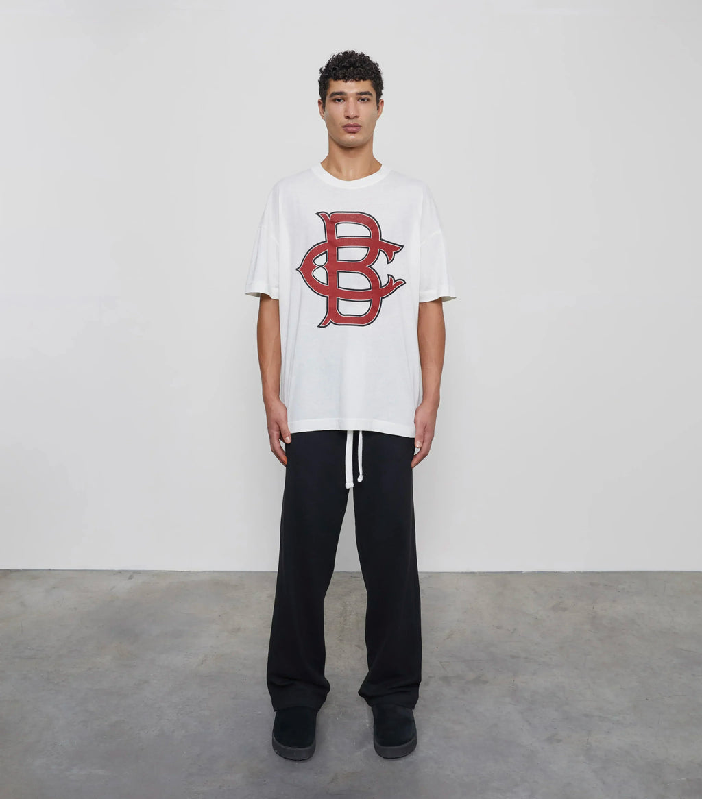 Classic Outdoor Leisure Cole Buxton Spring/Summer Men/Women Top Letter Logo Printed Short sleeved T-shirt Black White  Tees GYM