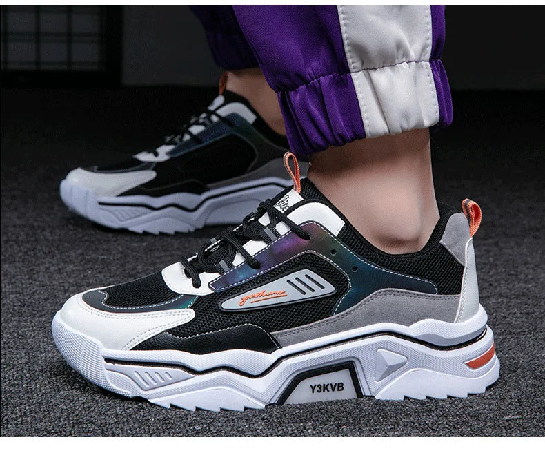 Mens Sneakers Fashion Casual Running Shoes Lover Gym Shoes Light Breathe Comfort Outdoor Air Cushion Couple Jogging Shoes