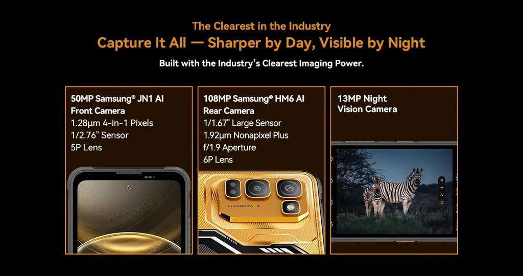【World premiere】Blackview Fort 5 Rugged SmartPhone 6.78-inch 2.4K 120Hz Display 108Mp Camera 2W BOX Speaker IP68&IP69K Cellpho