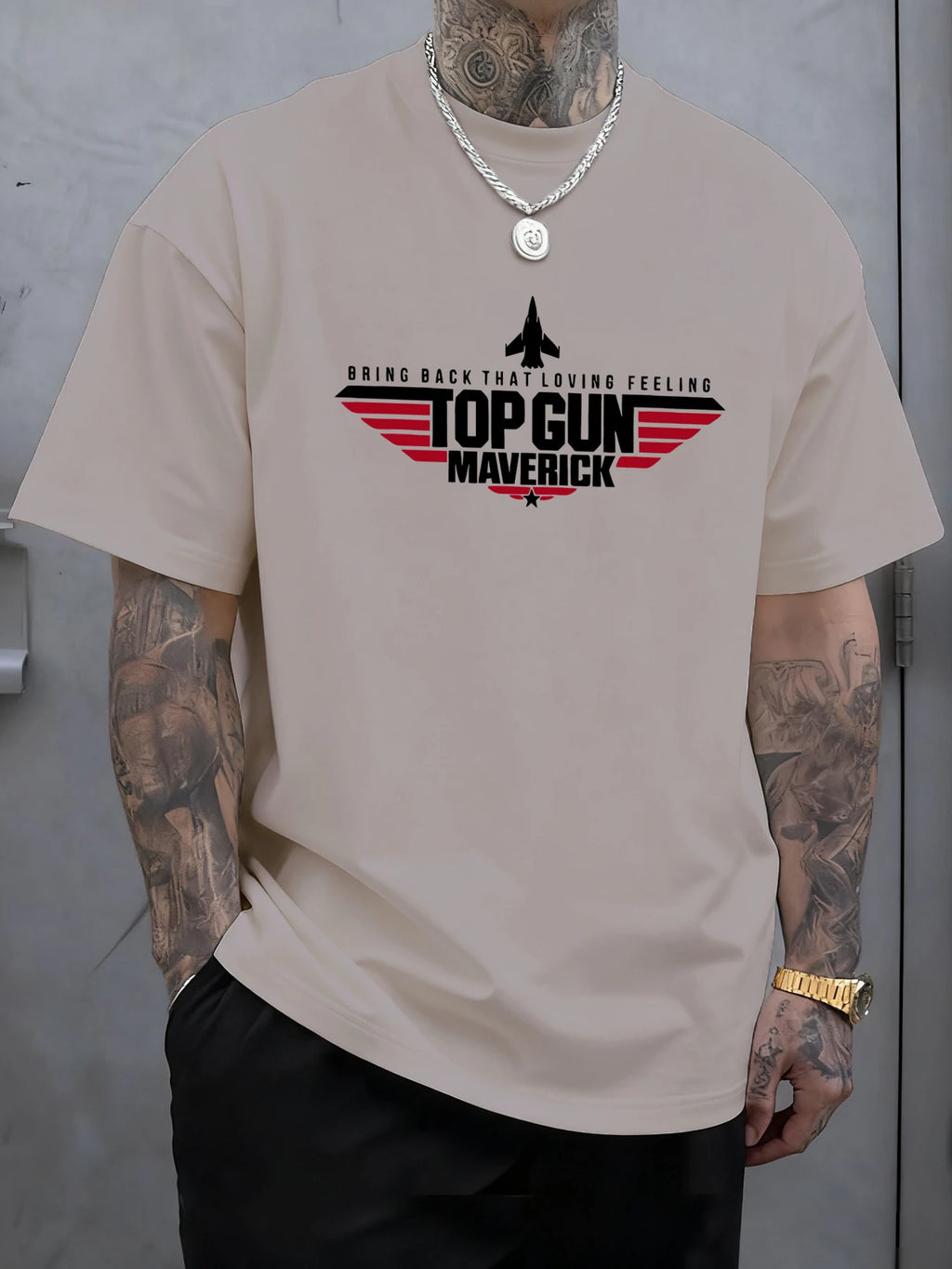 Top Gun Maverick Printing T Shirts Man Cotton Fashion T-Shirt Unisex Casual Oversize Clothes Soft Summer Trendy Street Tops