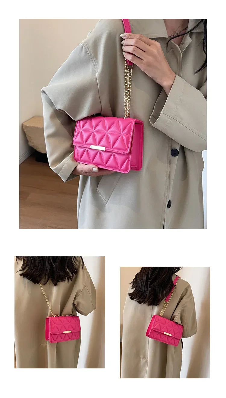 Fashionable Retro Women's Crossbody Bags, Simple and Versatile Casual Shoulder Bag, Suitable for Commuting and Banquets