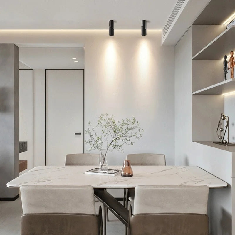 LED Downlights Dimmable 10W 12W 15W 18W Surface Mounted Ceiling Lamps Spot Light Warm /Natural /Cold White AC 85-265V + Driver