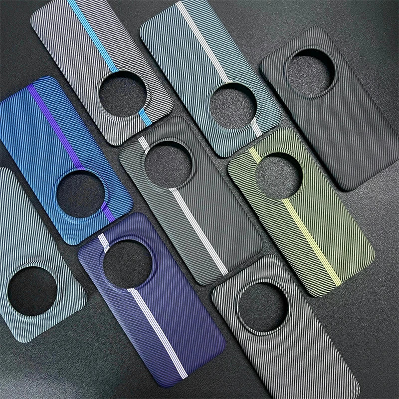 Ultra-Thin Carbon Fiber Texture Case for Honor Magic 7 Pro Magic 7 Skin Feel Matte Frosted Protective Cover Funda
