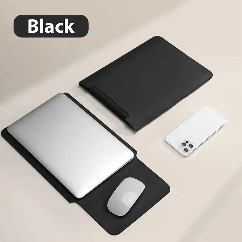 Business Travel Briefcase 11-16 Inch Laptop Sleeve Case PU Cover Notebook Protective Pouch Laptop Case Cover Non-Magnetic