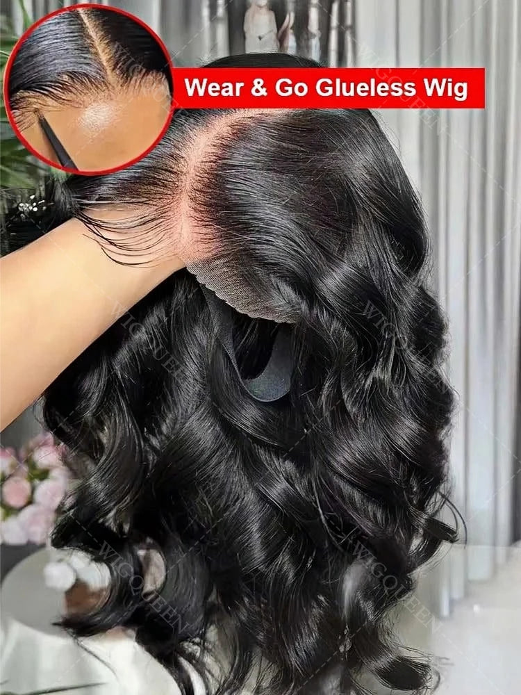 Body Wave 360 Full Lace Front Wig With Invisi Drawstring Upgrade Skinlike Real HD Lace Glueless Wig 13x4 Lace Frontal Wigs