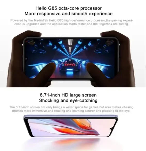 Original Xiaomi Redmi 12C 6GB 128GB 5000mAh High-capacity Battery Helio G85 Octa Core 50MP 6.71'' 4G Mobile Phone Global ROM