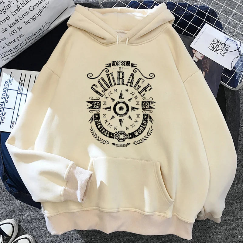 digimon hoodies men Korean style y2k aesthetic harajuku anime tracksuit Hooded Shirt man gothic clothes
