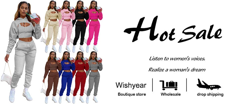 Tracksuit 3 Pieces Pants Sets for Women Velvet Hoodie Crop Tops+Vest+Sweatpants Matching Suit Sport Jogger Winter Fall Outfits
