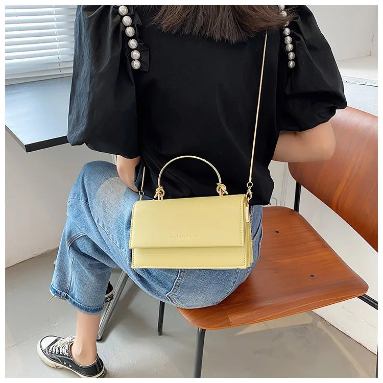 Popular Chain Strap Crossbody Bags For Women Fashion Flap Shoulder Bag Pu Leather Designer Handbags Women's Messenger Bags