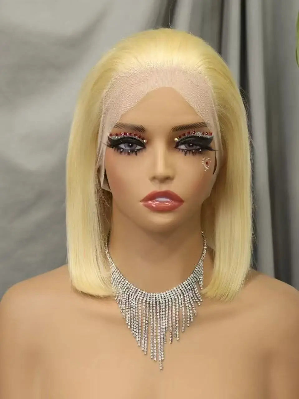 Pink Bob Wig Human Hair Wigs 250% 13x4 Transparent Lace Front Double Drawn Bone Straight Colored Bob Wigs for Black Women