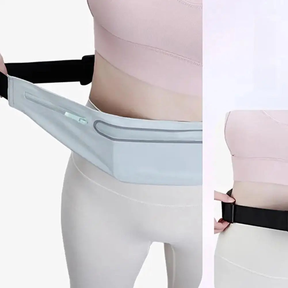 Sports Waist Pack Fanny Pack Wallet Adjustable Men Women Running Pouch Belt Portable Phone Holder Gym Bum Outdoor Running Bags