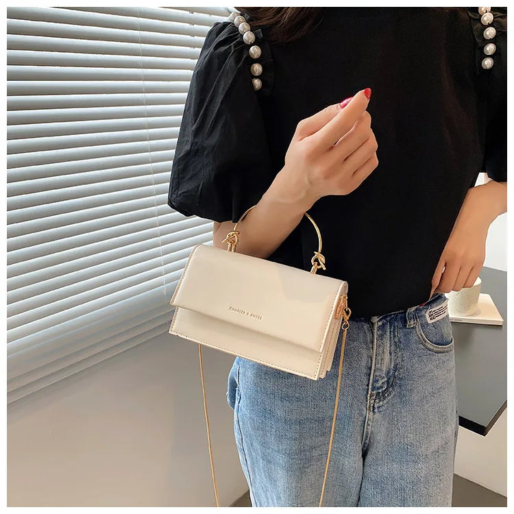Popular Chain Strap Crossbody Bags For Women Fashion Flap Shoulder Bag Pu Leather Designer Handbags Women's Messenger Bags