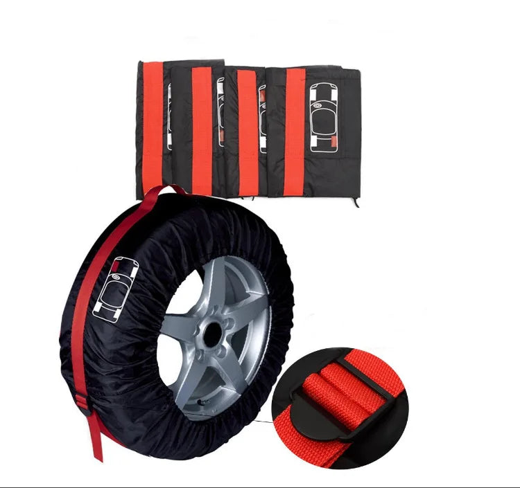 Tire Storage Bags Dustproof Waterproof S/L Universal Car Spare Cover Case Polyester Vehicle Wheel Protector Portable Wheel Bags