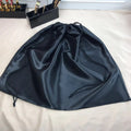 Black High Quality Smooth Storage Bag Dust Bag Bundle Drawstring Bag Environmental Protection Storage Bag Silk Satin Cloth
