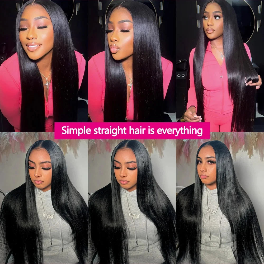 12A Straight Human Hair Bundles 32 Inch Raw Hair Bundles 1/3/4 Pcs Brazilian Human Hair Bundle 3-5 Workdays Delivery For Women