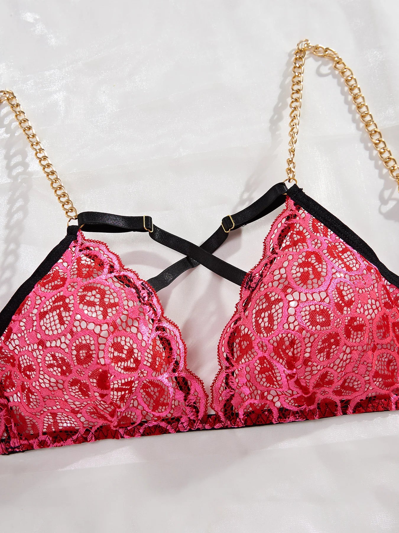 MUZISKAT Sexy Underwear Lace Splicing Leopard Pattern Sexy Party Perspective with Steel Rim Bra Two Piece Set