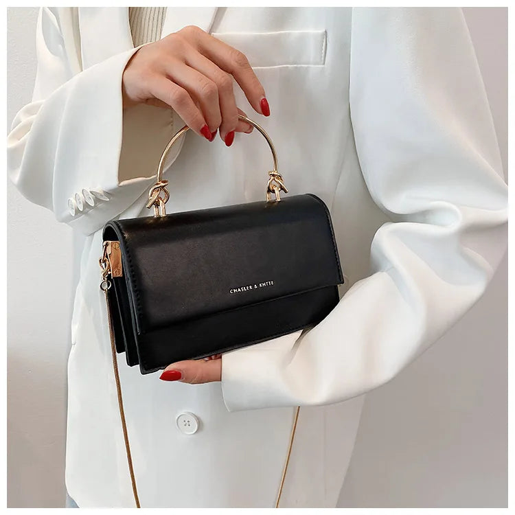 Popular Chain Strap Crossbody Bags For Women Fashion Flap Shoulder Bag Pu Leather Designer Handbags Women's Messenger Bags