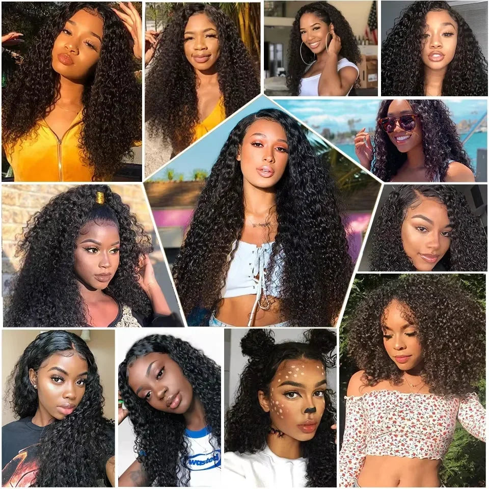 12A Kinky Curly human Hair Bundles 100% Human Hair Extensions Burmese Curly Hair 1/3/4 Bundles Brazilian Virgin Remy Hair