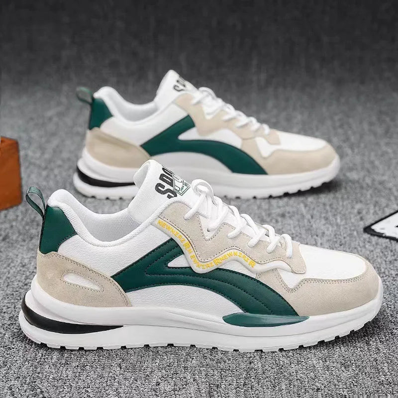 Casual Sneakers 2025 Men's Shoes New Trend Mountaineering Sports Mesh Breathable Fashion Versatile Casual Shoes Retro Dad Shoes