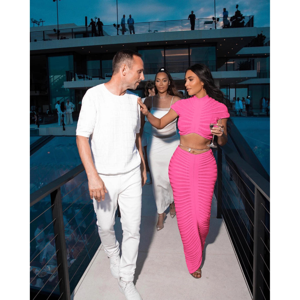 Knitted Mesh Dress 2 Piece Maxi Skirt Sets Summer Women Clothes Designer Fashion Dress Sexy Crop Tops Knit 2 Piece Set Outfit