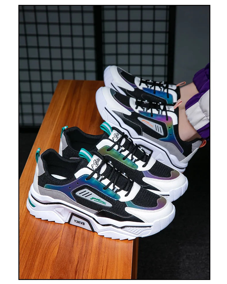 Mens Sneakers Fashion Casual Running Shoes Lover Gym Shoes Light Breathe Comfort Outdoor Air Cushion Couple Jogging Shoes
