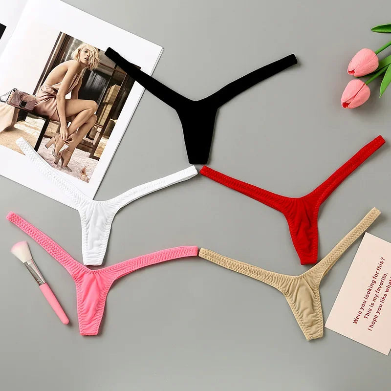 Mini Sexy Underwear Women Thong Low-Rise G-string Micro Bikini Bottom Thongs Female Panty