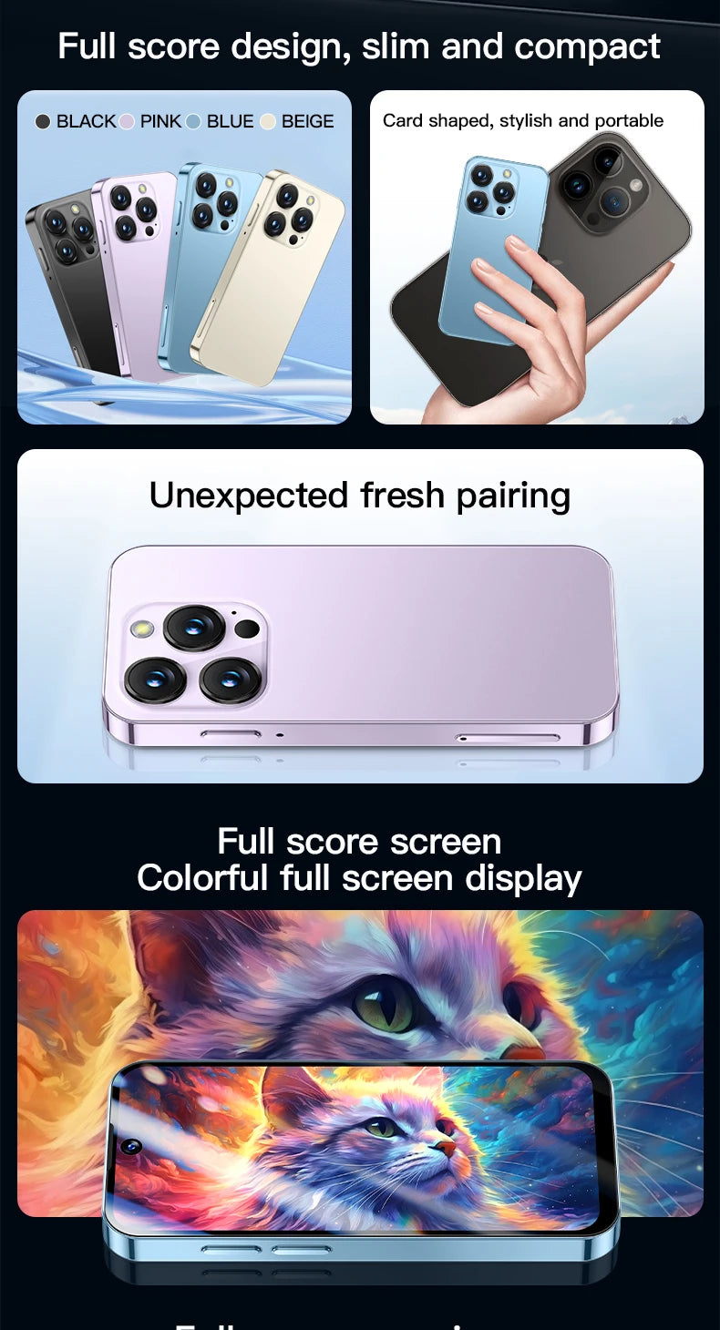 SERVO 19PRO 4G Network Mini Smartphone Android12 OS RAM 6GB ROM 128GB Play Store GPS OTG 3.88" Display 2 SIM Pocket Smart Phones